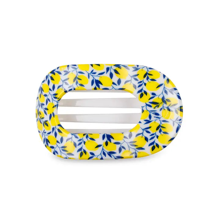 Teleties Limoncello Flat Round Hair Clip