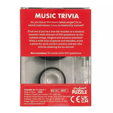 USA Mini Music Trivia Card Game Set