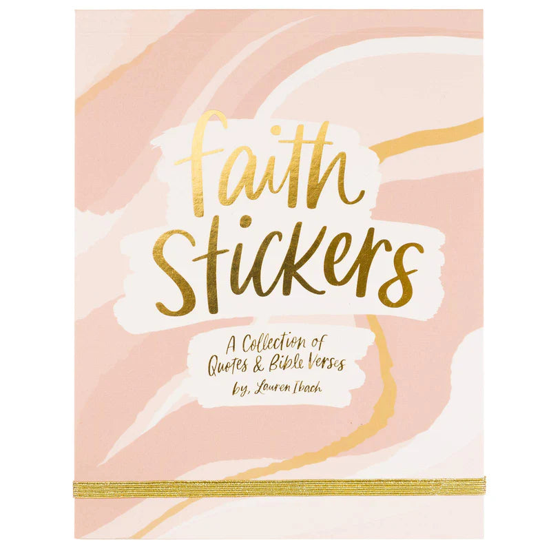 Hand-lettered Faith Stickers