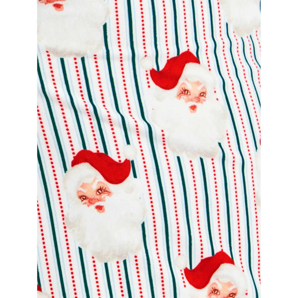 Santa Baby Striped Toddler Pajama Set
