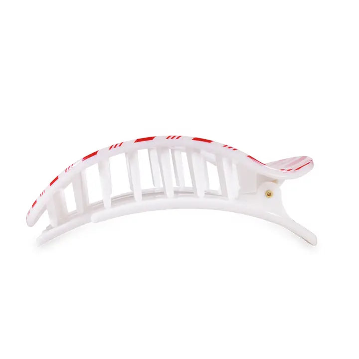 Teleties Candy Cane Crush Flat Hair Clip