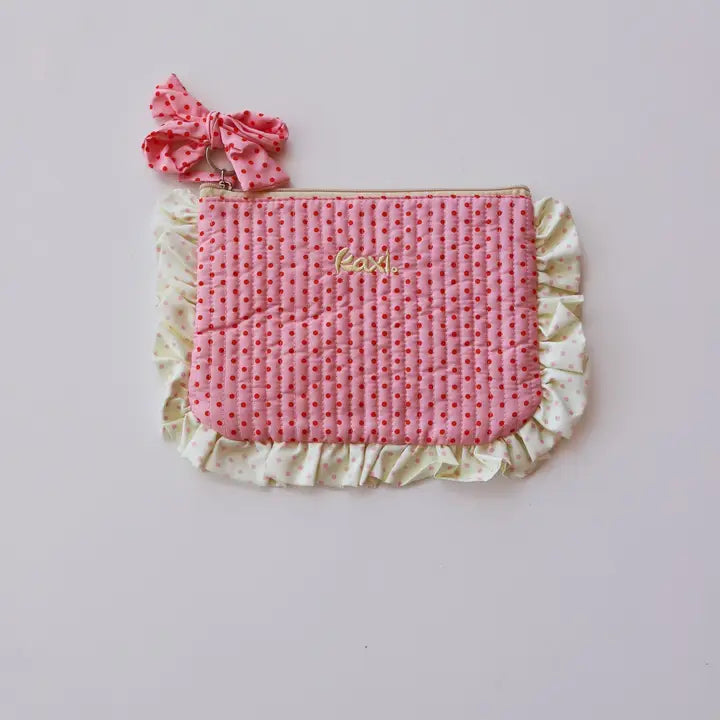 Polka Dot Cosmetic Bag