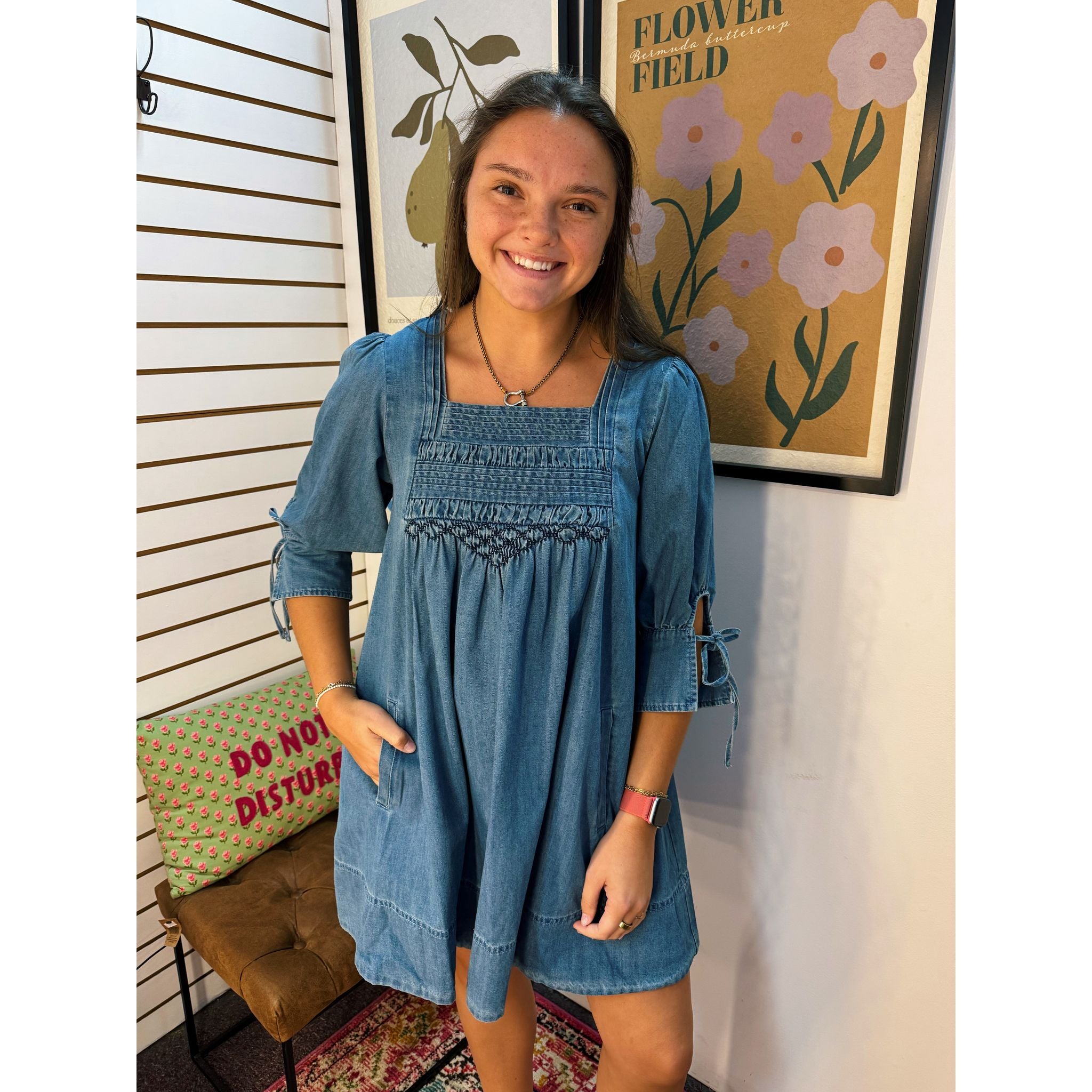 Aven Denim Dress