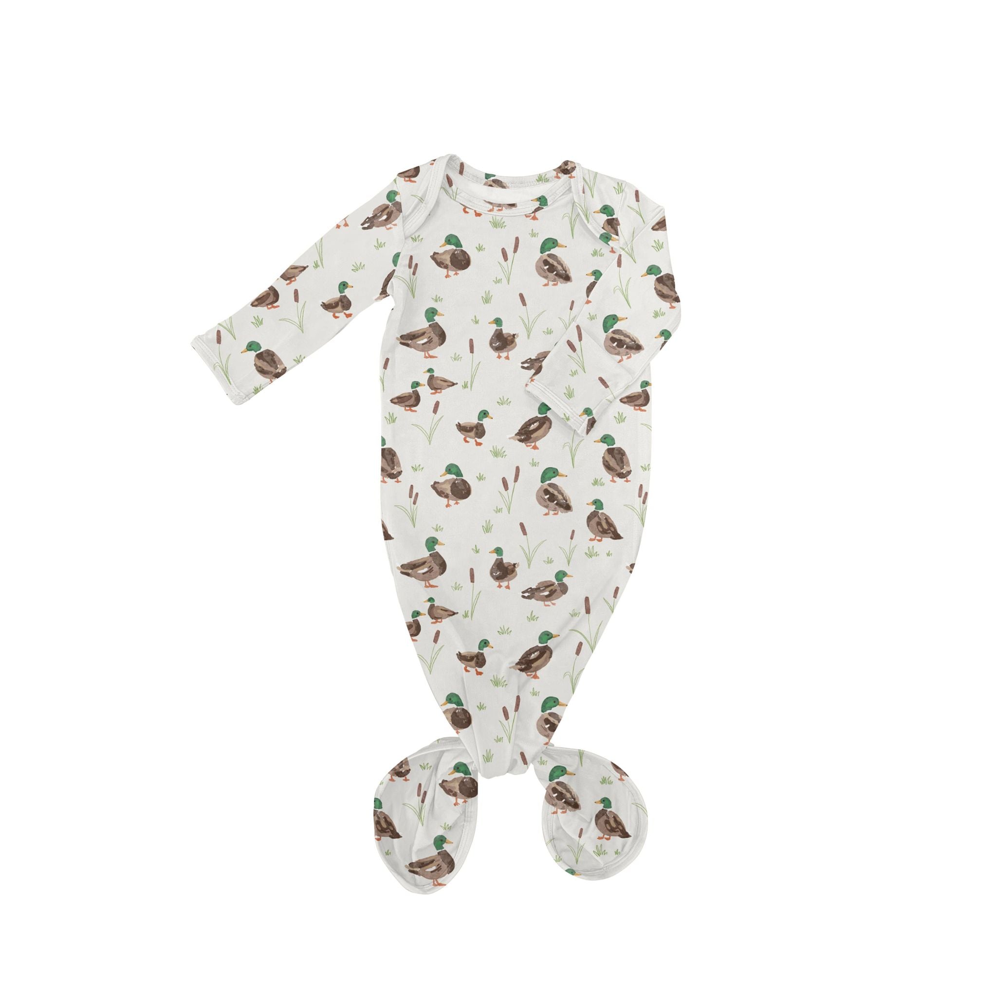 Mallard Drake Ducks Knotted Gown
