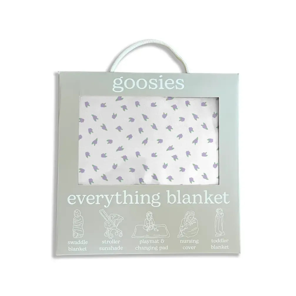 Lilac Buds Tiny Floral Everything Blanket