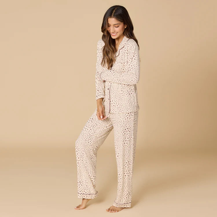 Softies Slim Notch Collar PJ Set