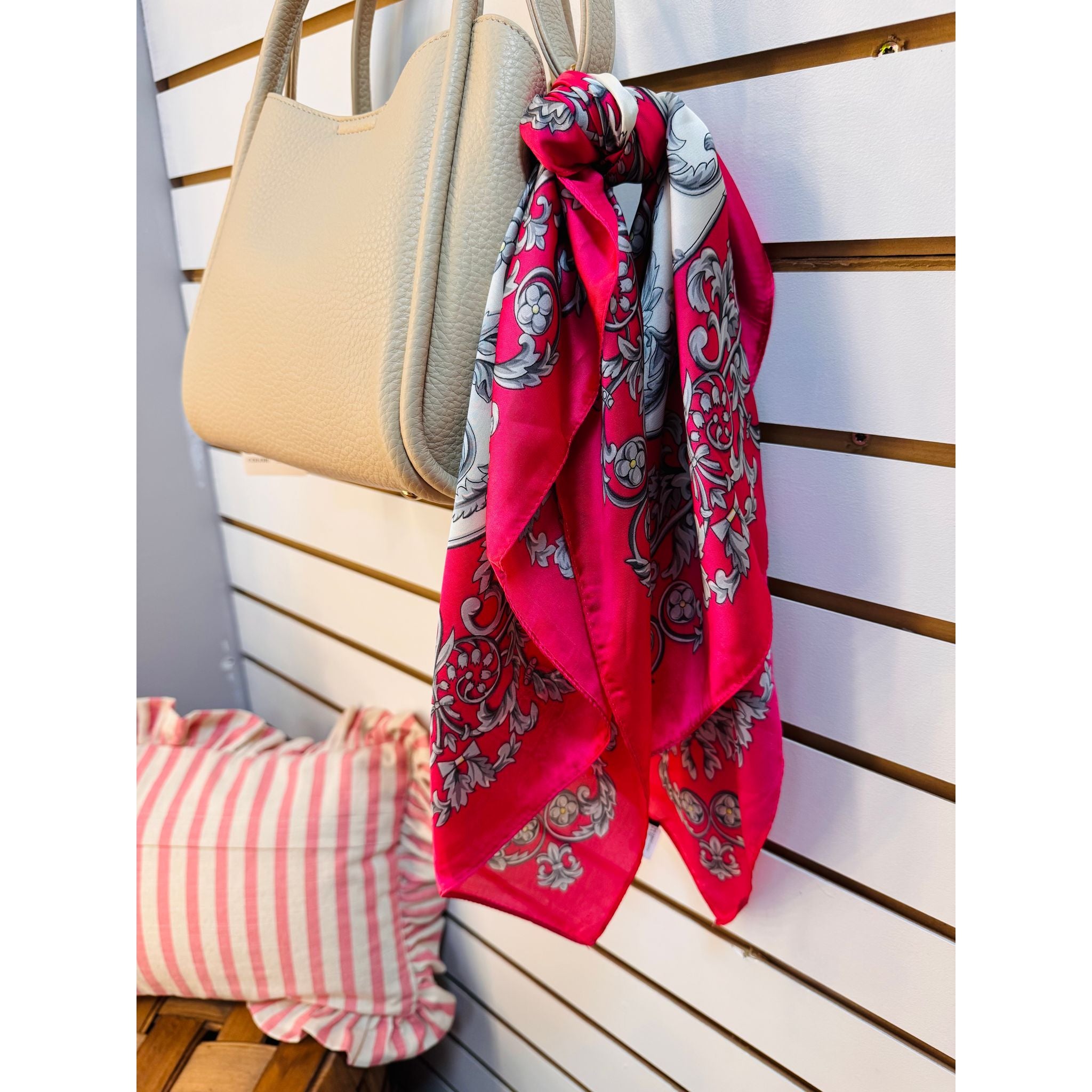 Silk Patterned Scarves