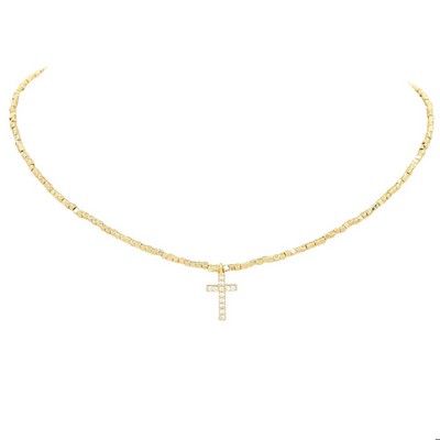 Brit Cross Necklace
