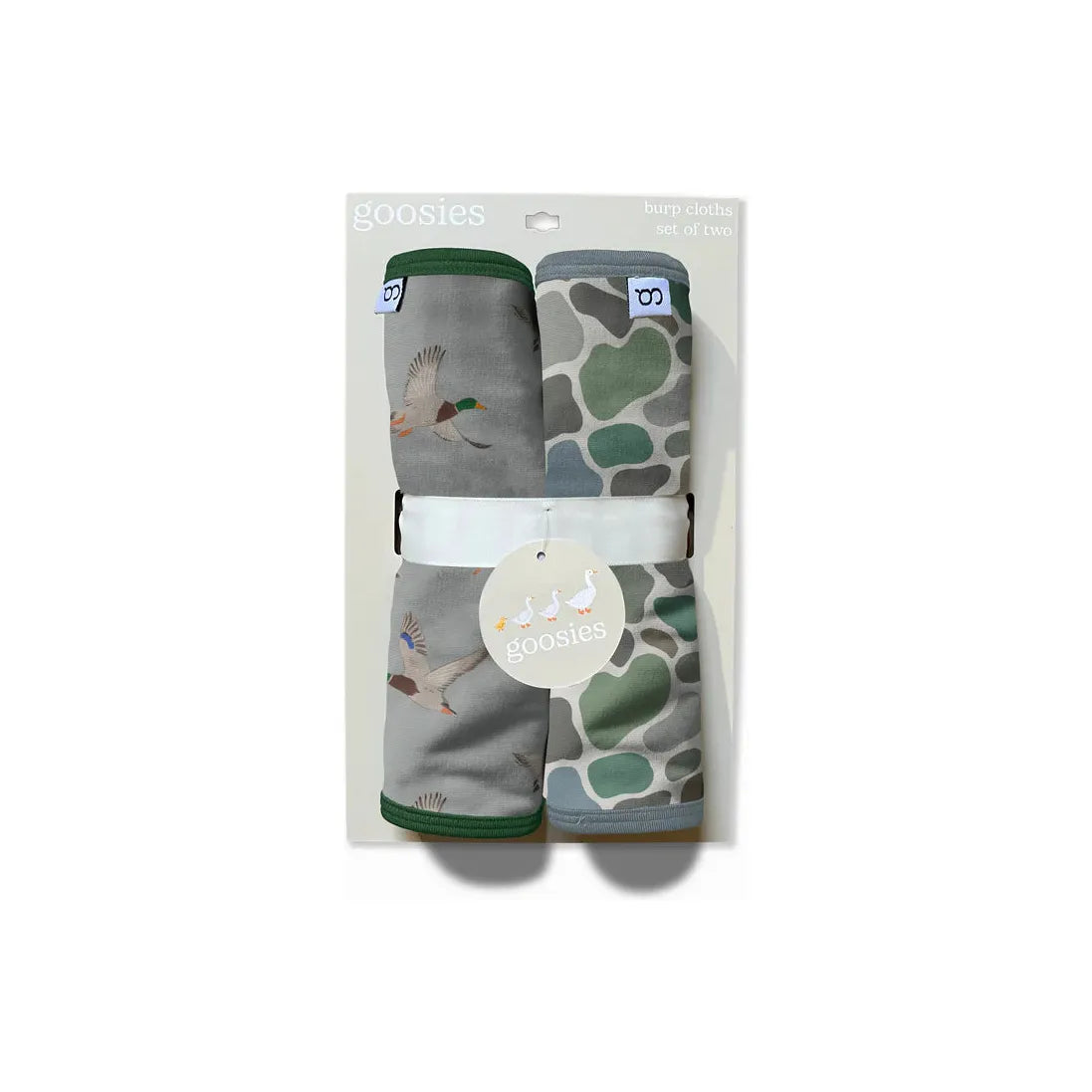 Mallards Set of 2 Burp Cloths