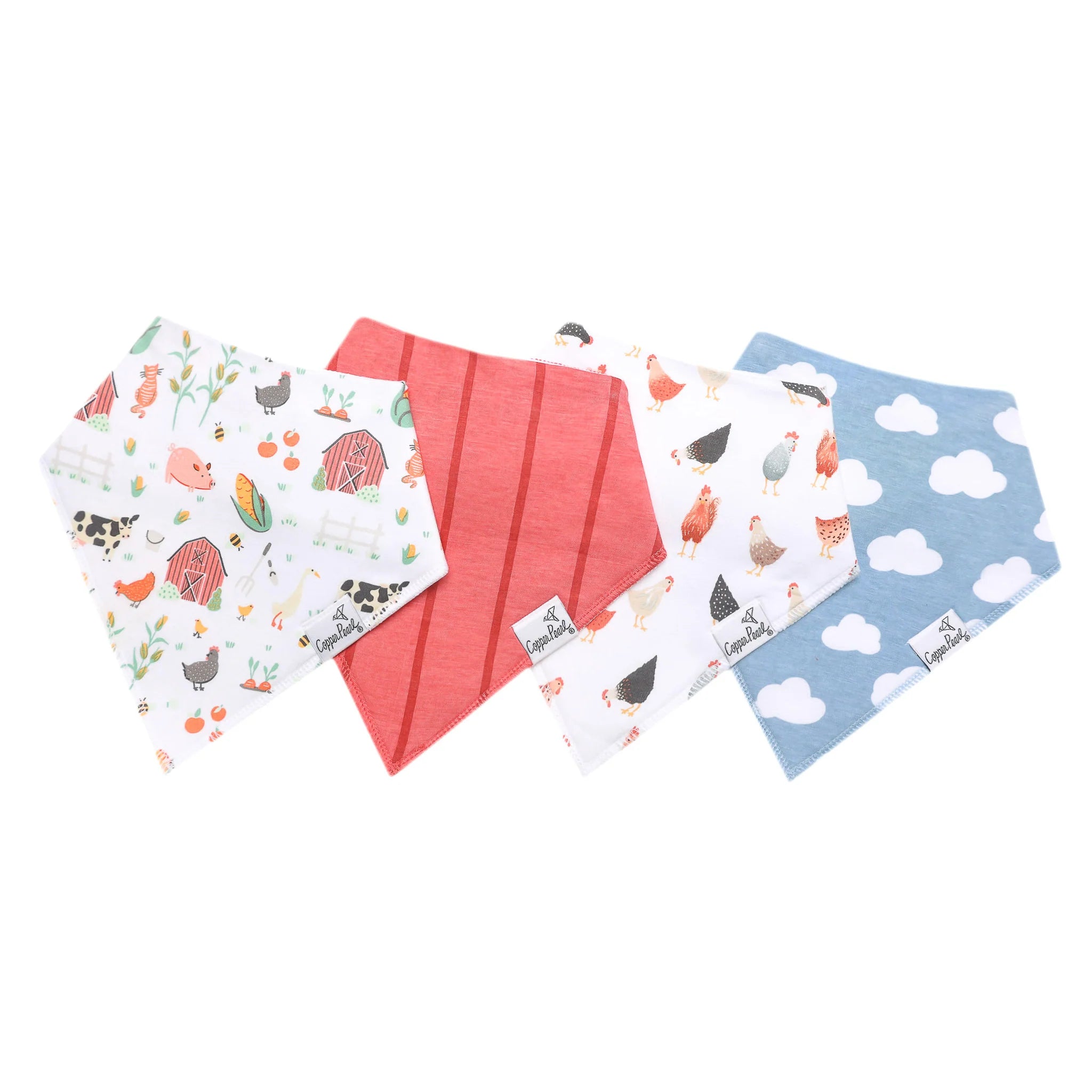 Farmstead Bandana Bib Set
