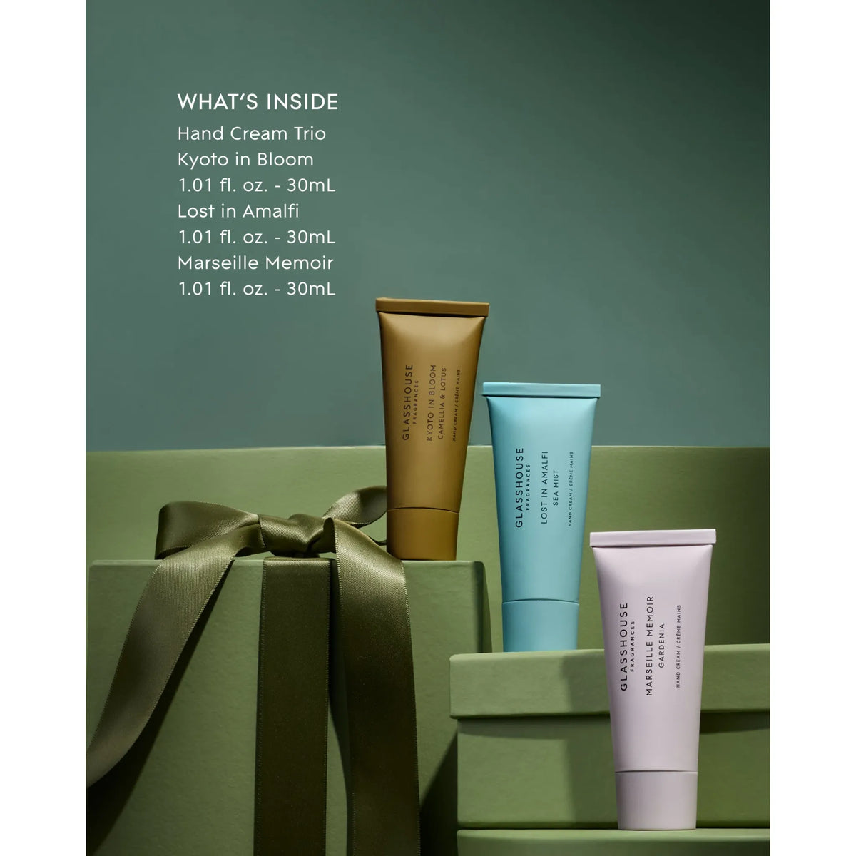 Glasshouse | Mini Hand Cream Trio