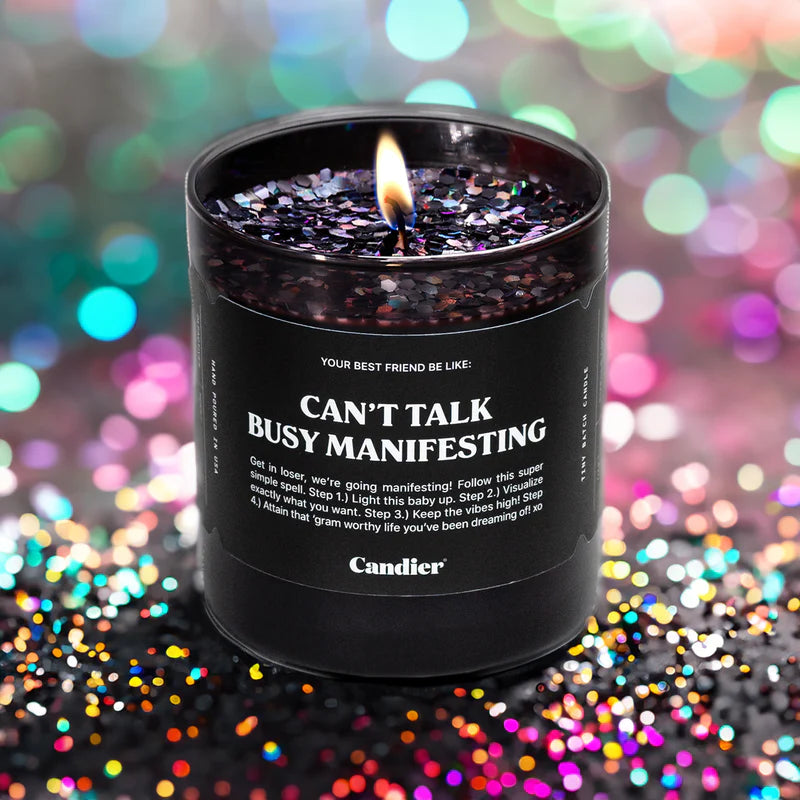 Can't Talk Busy Manifesting Candle