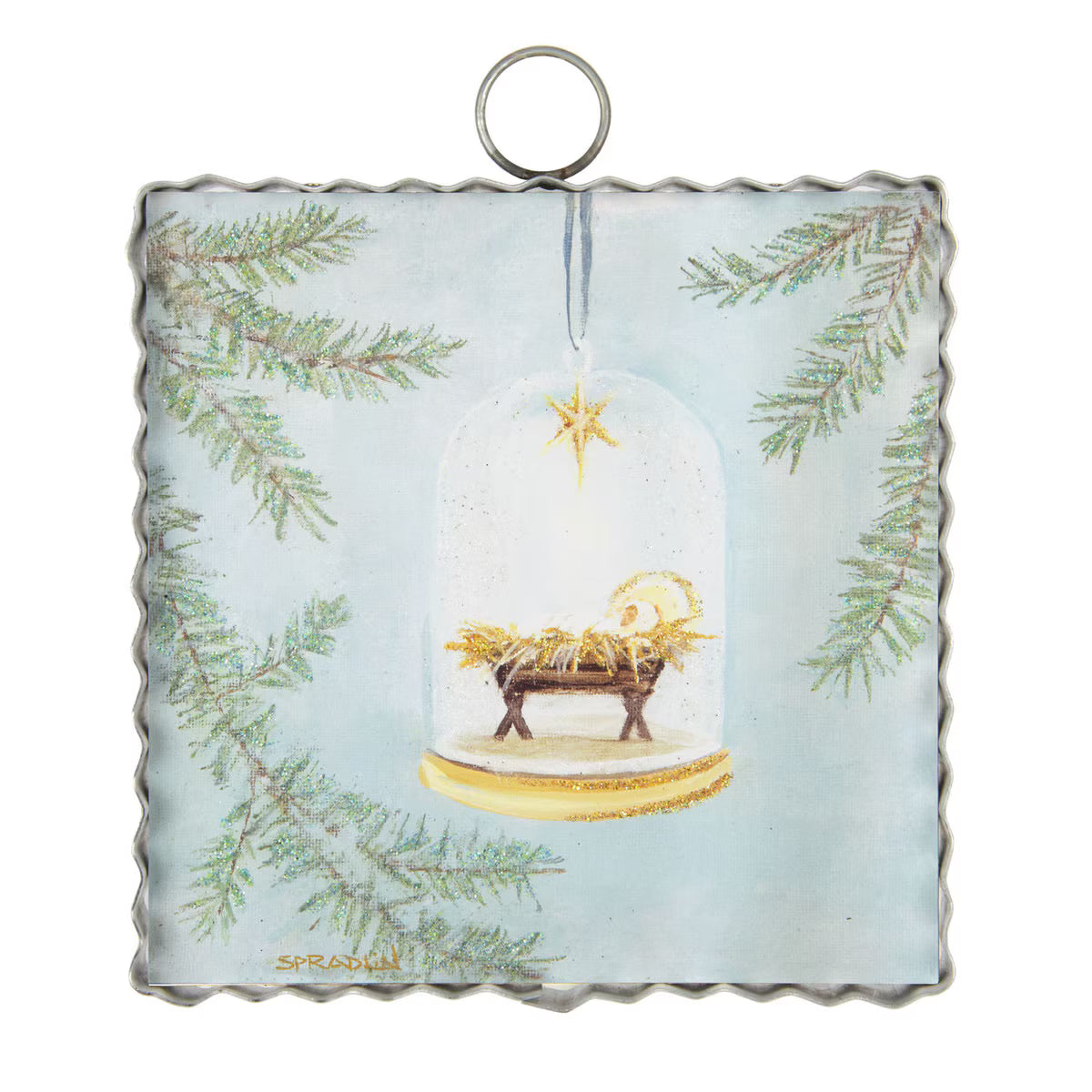RTC | Mini Art Baby Jesus Board Ornament