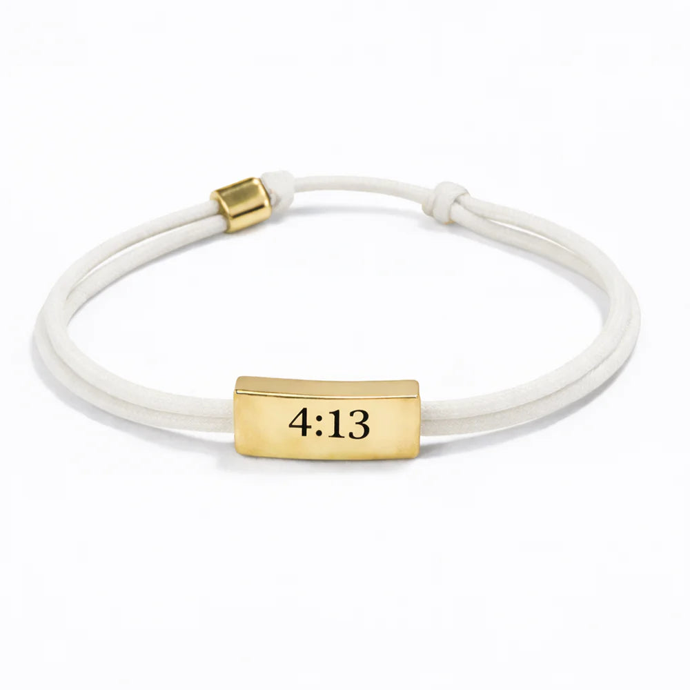 Sentiment Cord Bracelet-Philippians 4:13, You've Got This