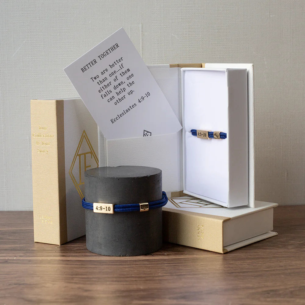 Sentiment Cord Bracelet-Better Together, Ecclesiastes 4: 9-10