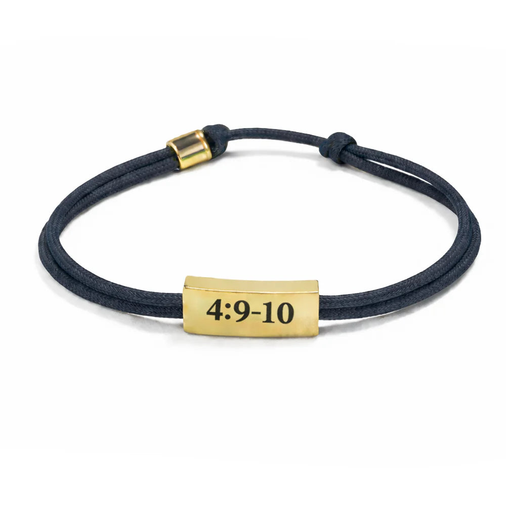Sentiment Cord Bracelet-Better Together, Ecclesiastes 4: 9-10