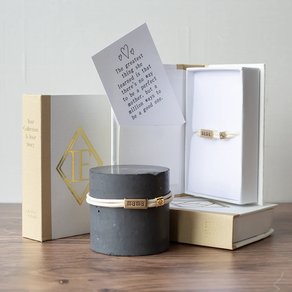 Sentiment Cord Bracelet-Mama