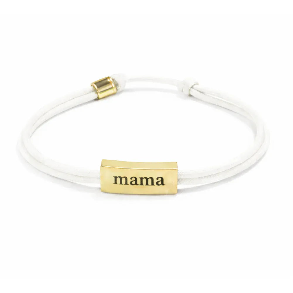Sentiment Cord Bracelet-Mama