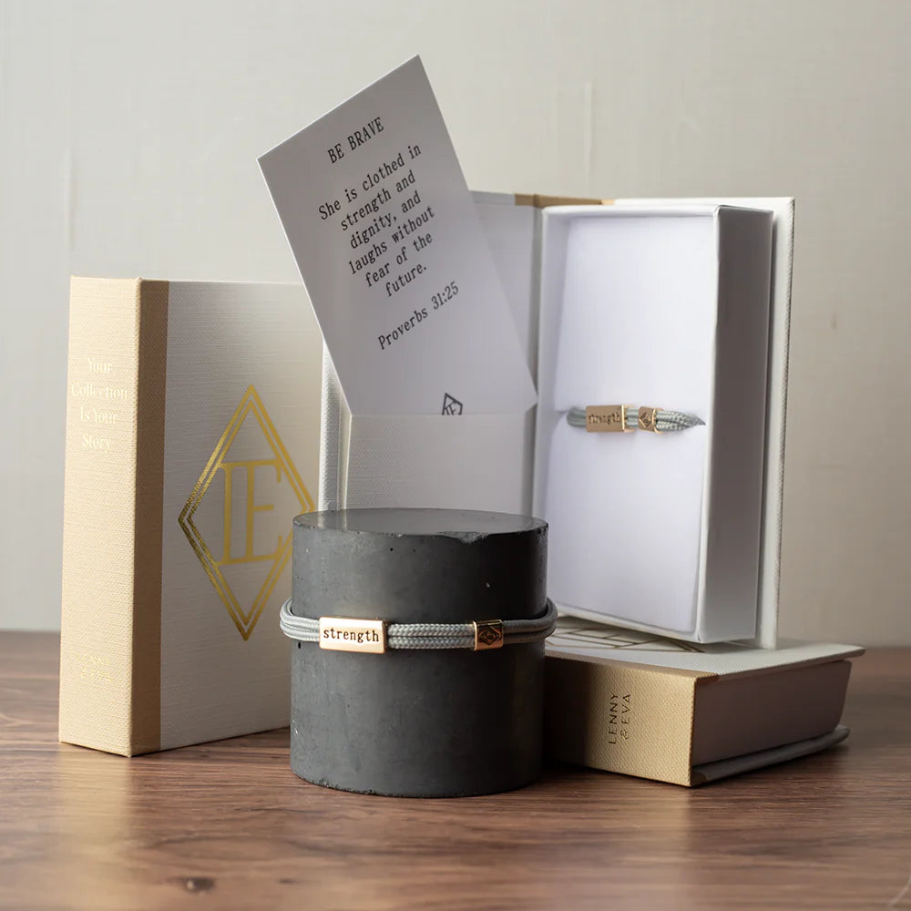 Sentiment Cord Bracelet-Strength