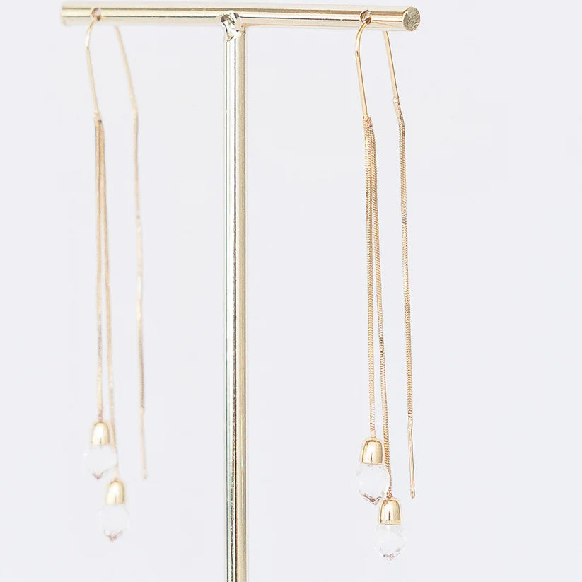 Celeste Threaded Chain Earrings