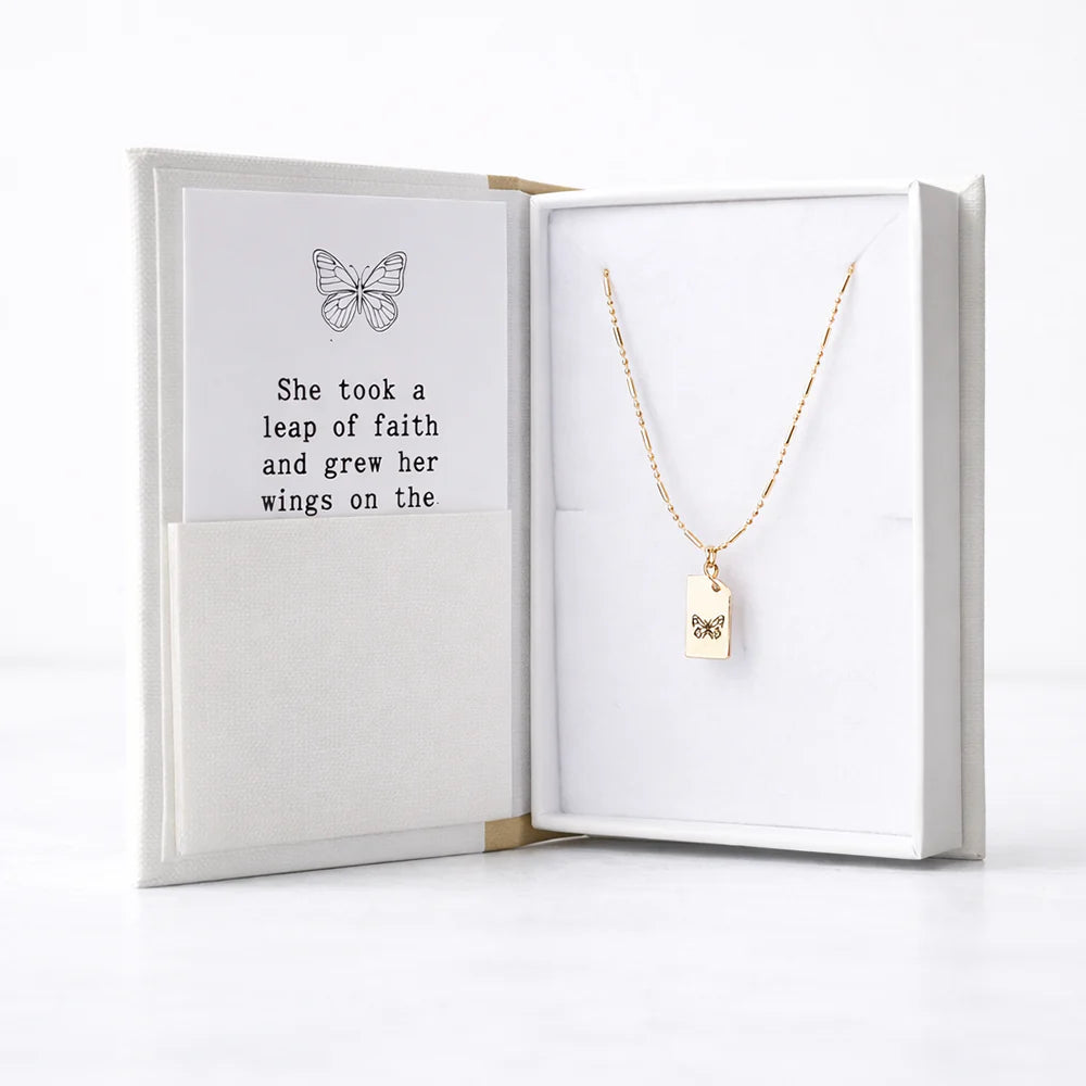 Storytellers Necklace-Butterfly