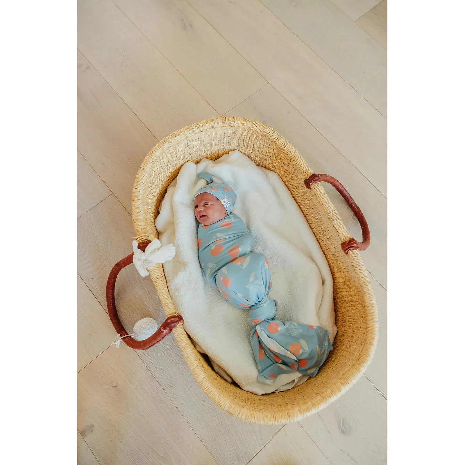 Clementine Knit Swaddle Blanket