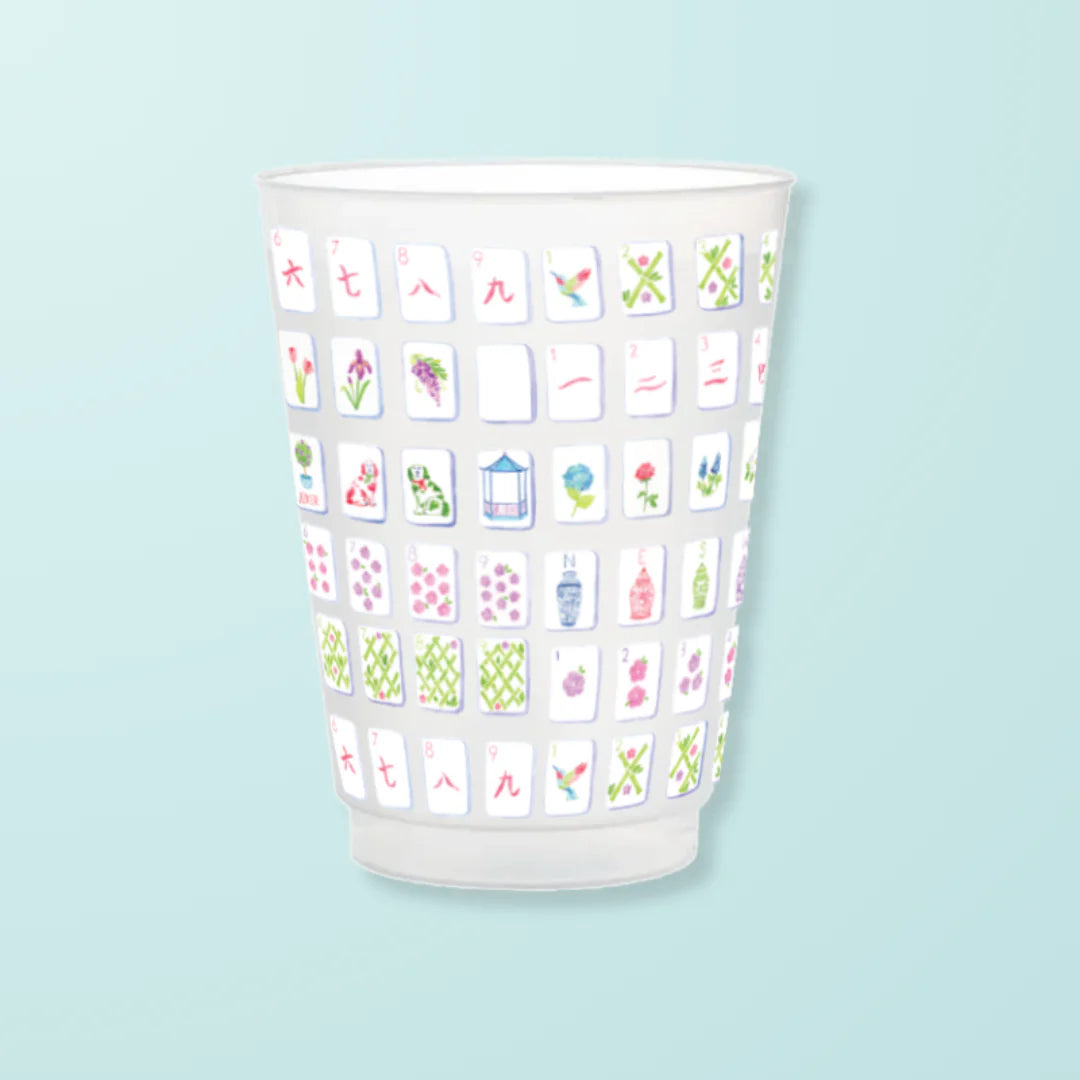 Mahjong Tiles Cups