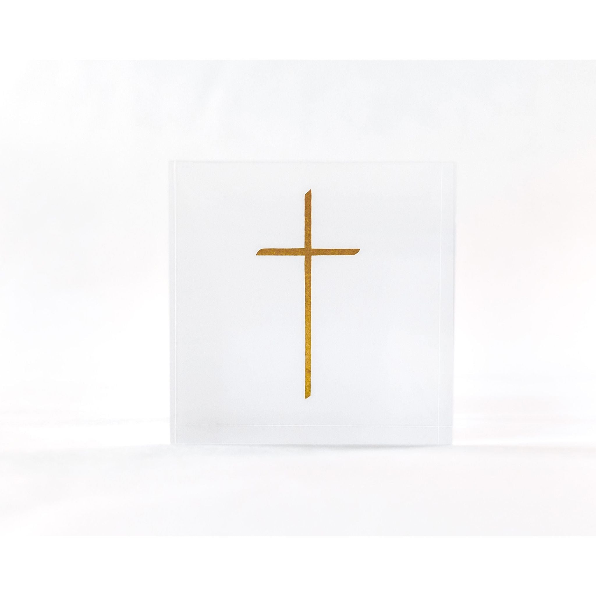 Mini Cross Acrylic Block