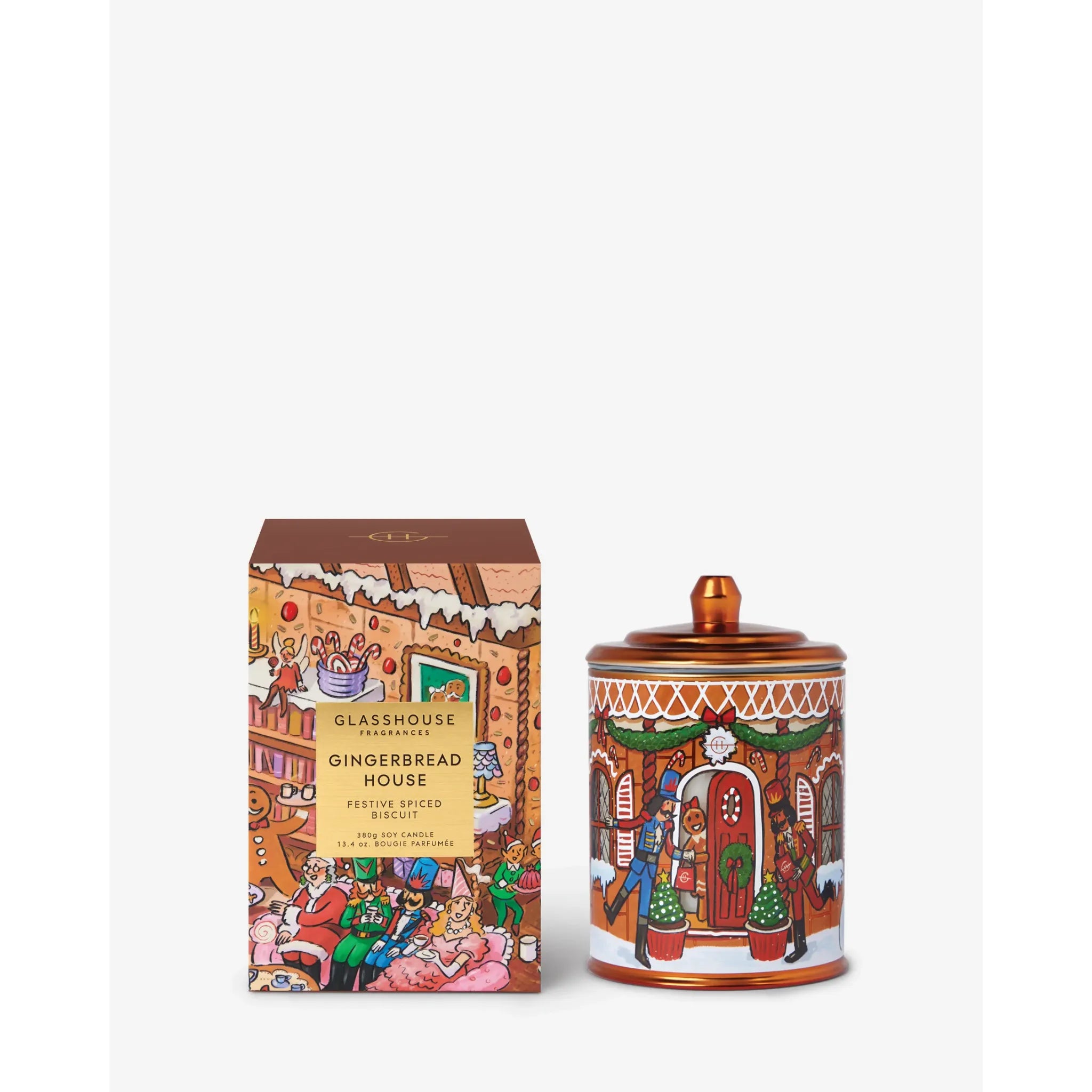 Glasshouse | Gingerbread House - Festive Spiced Biscuit