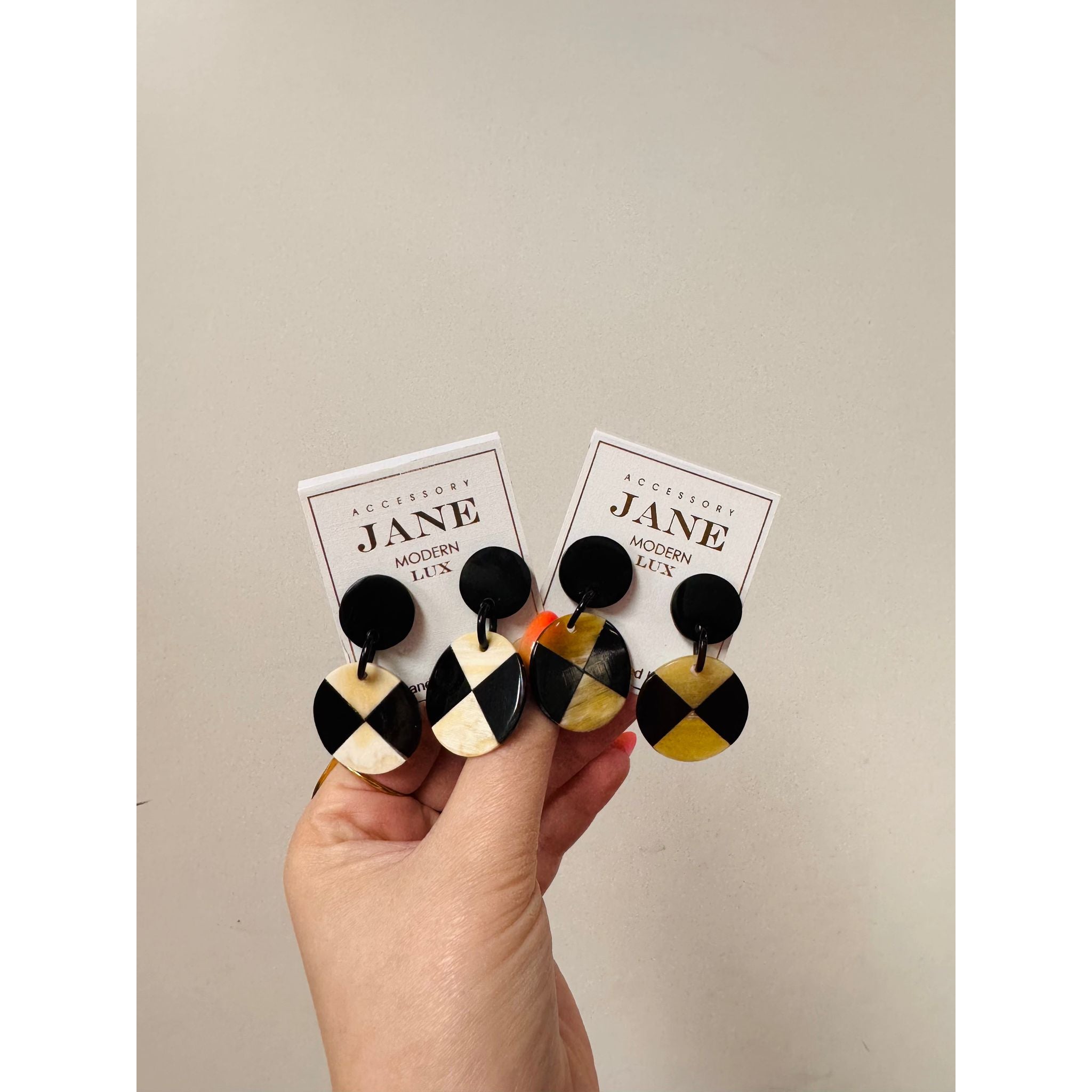 Small Cross Roads Earrings
