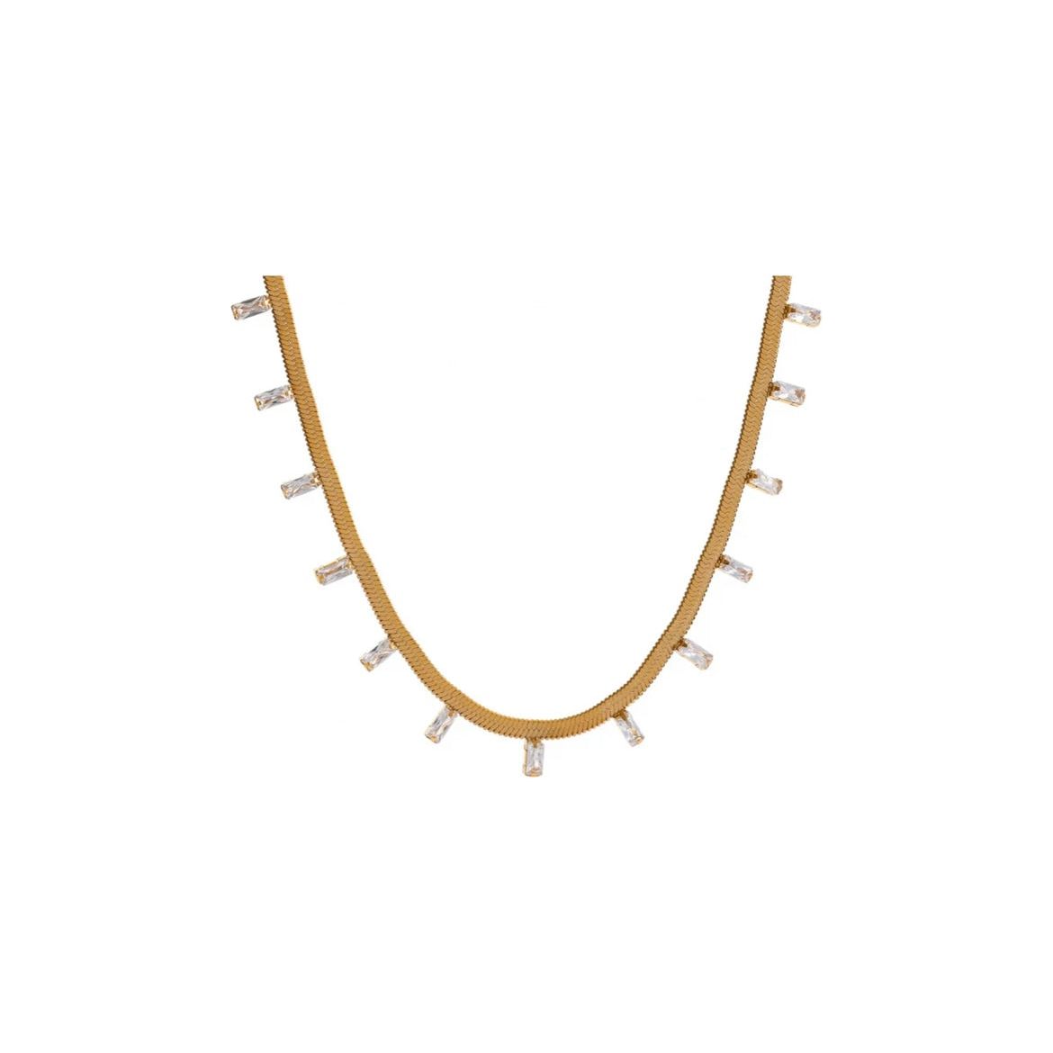 Baguette Necklace