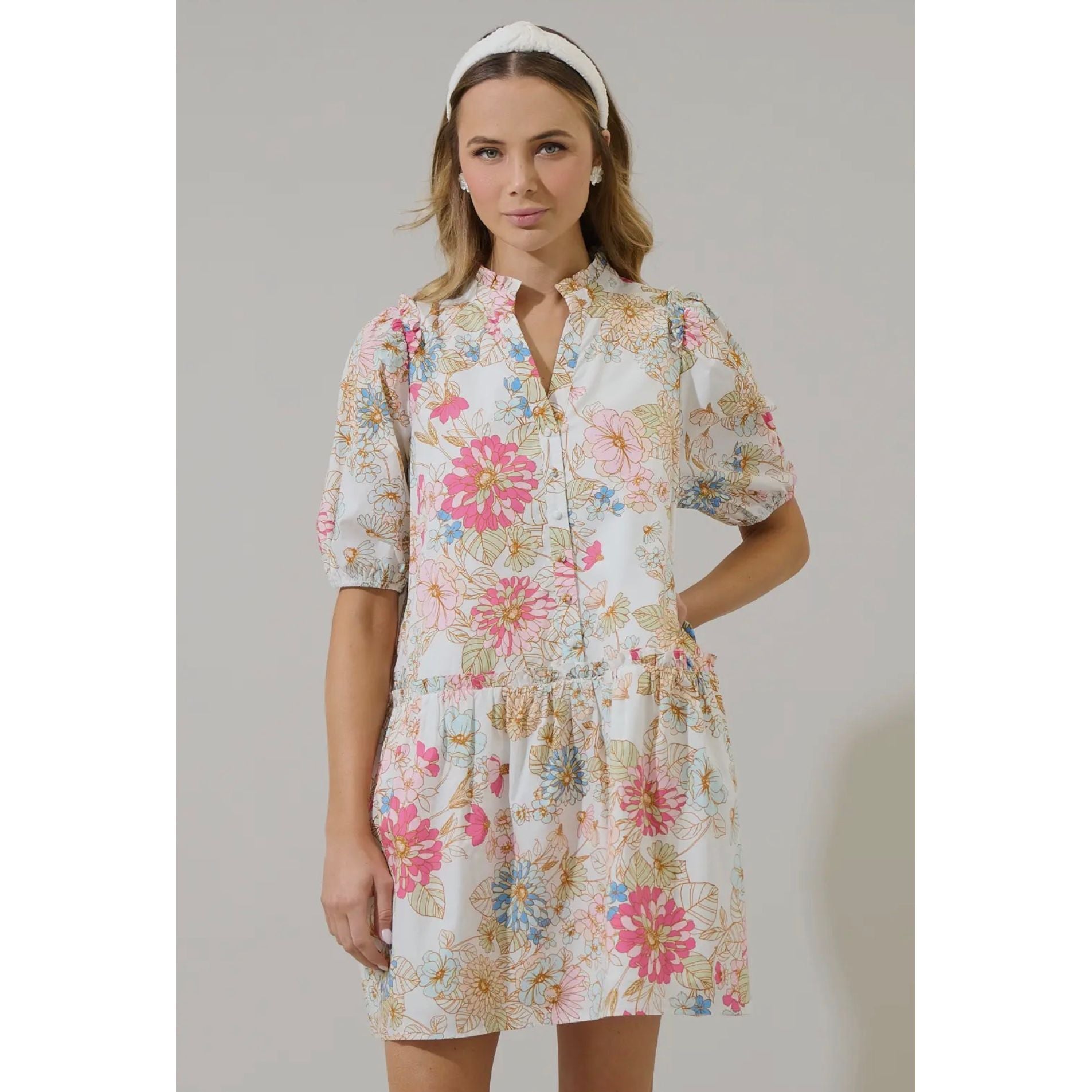 Day Lily Fleda Shift Mini Dress