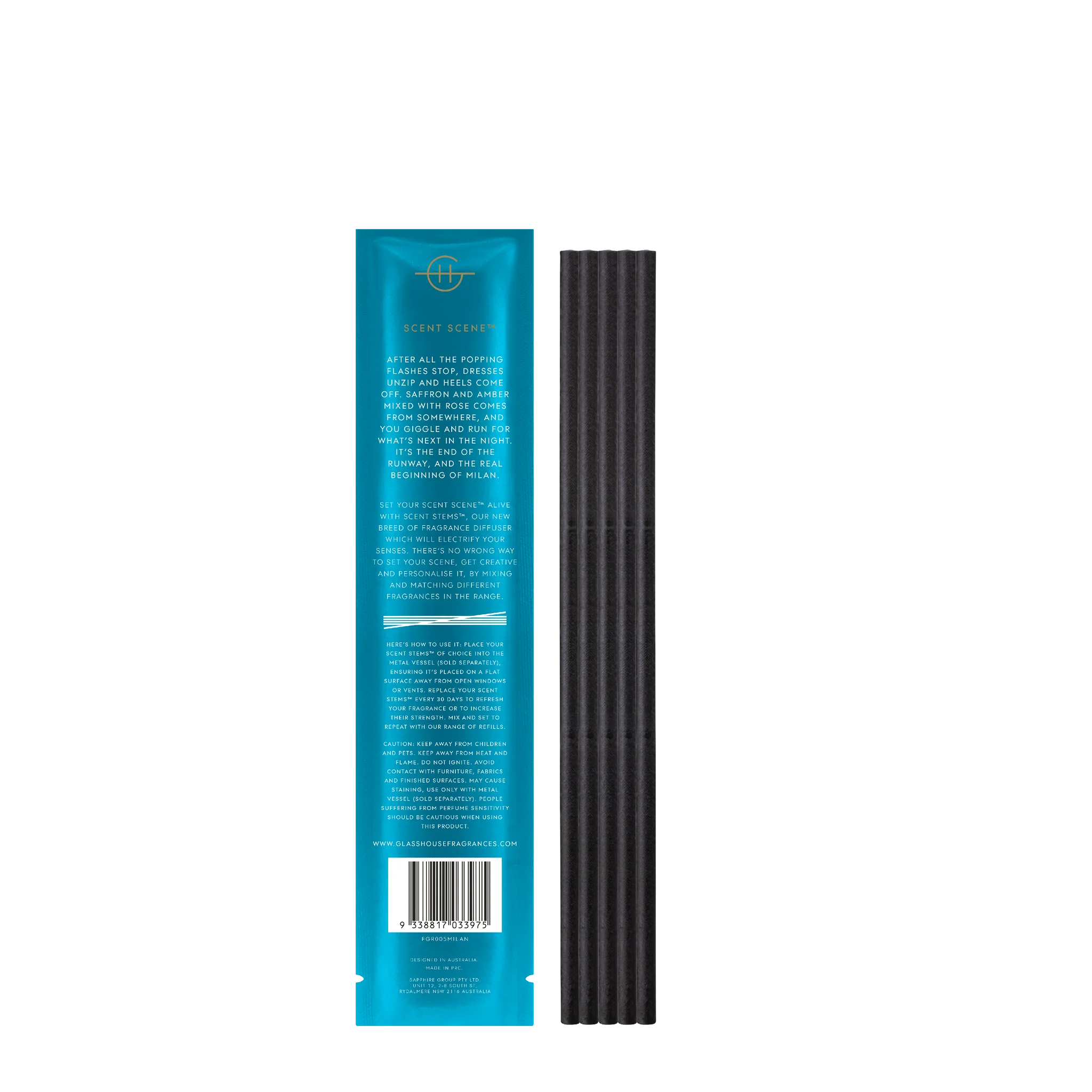 Glasshouse | Midnight in Milan Scent Stems