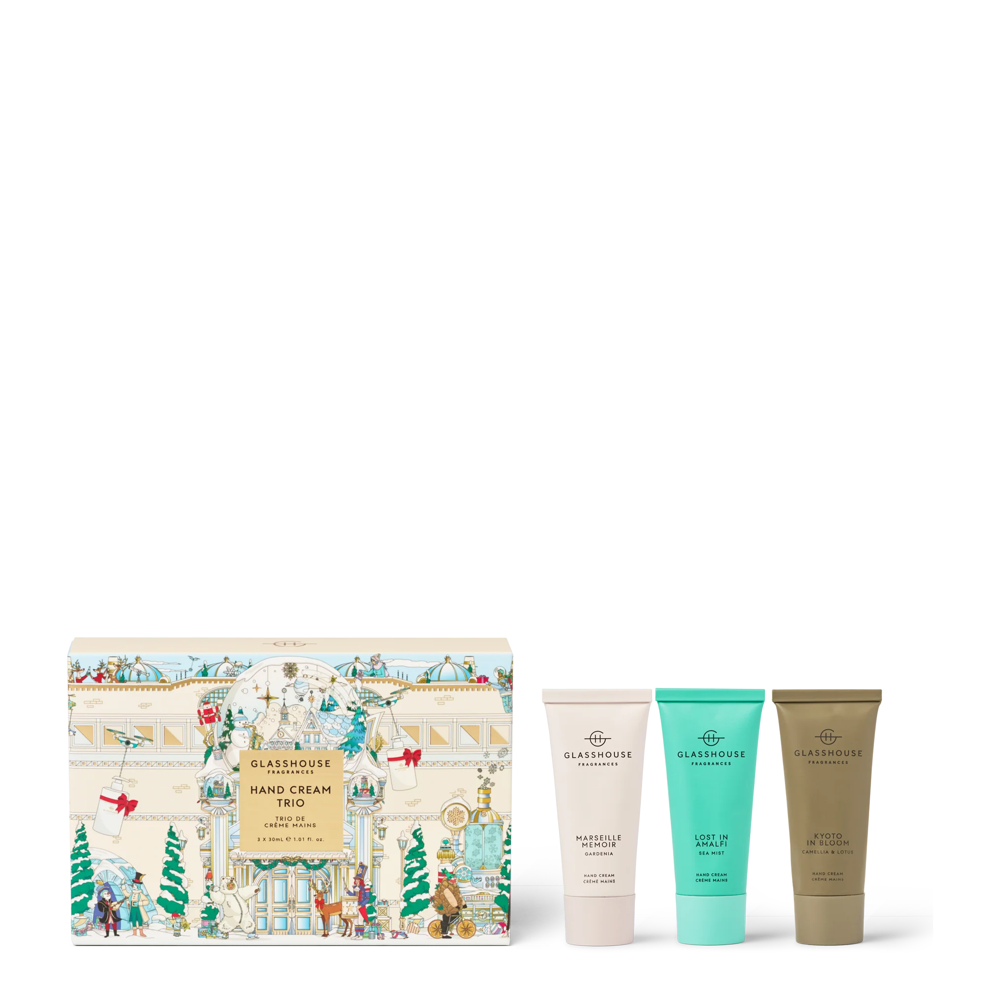Glasshouse | Hand Cream Trio