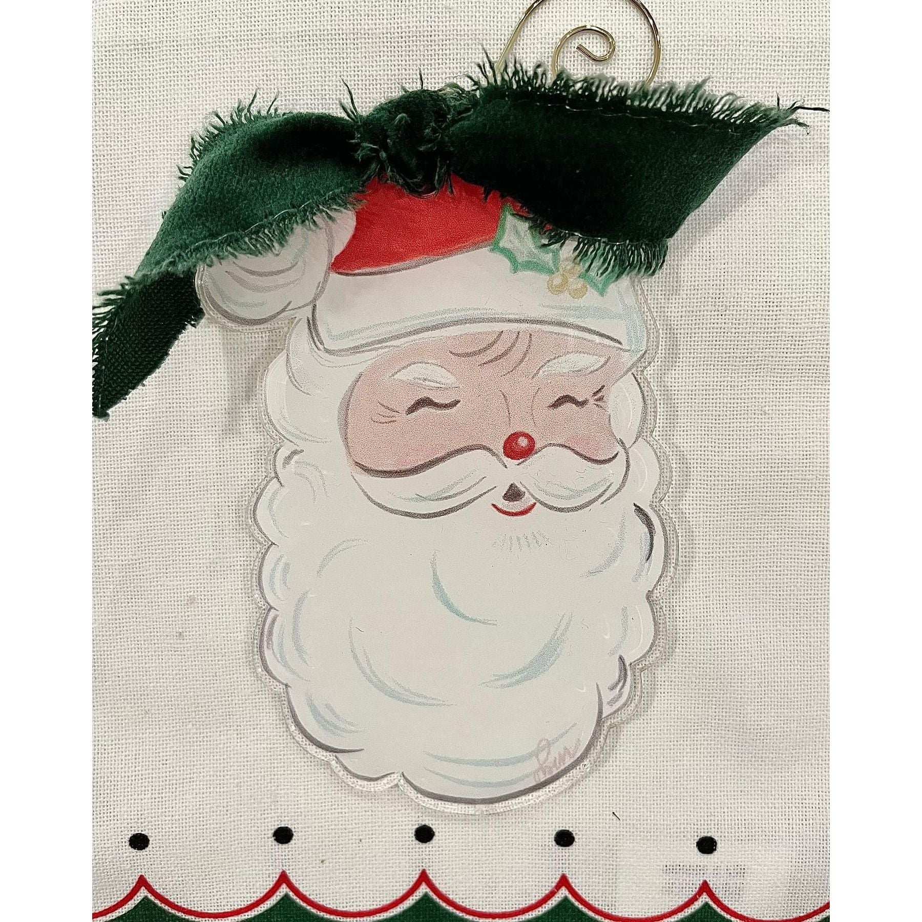 J. Bell Art | Santa Ornament