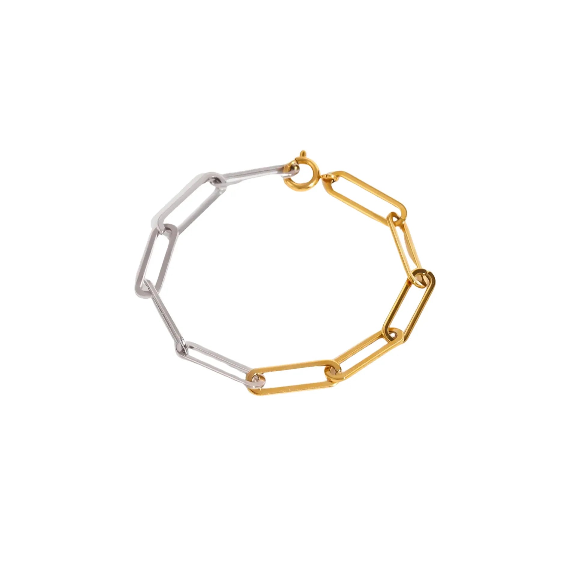 Two Toned Link Bracelet