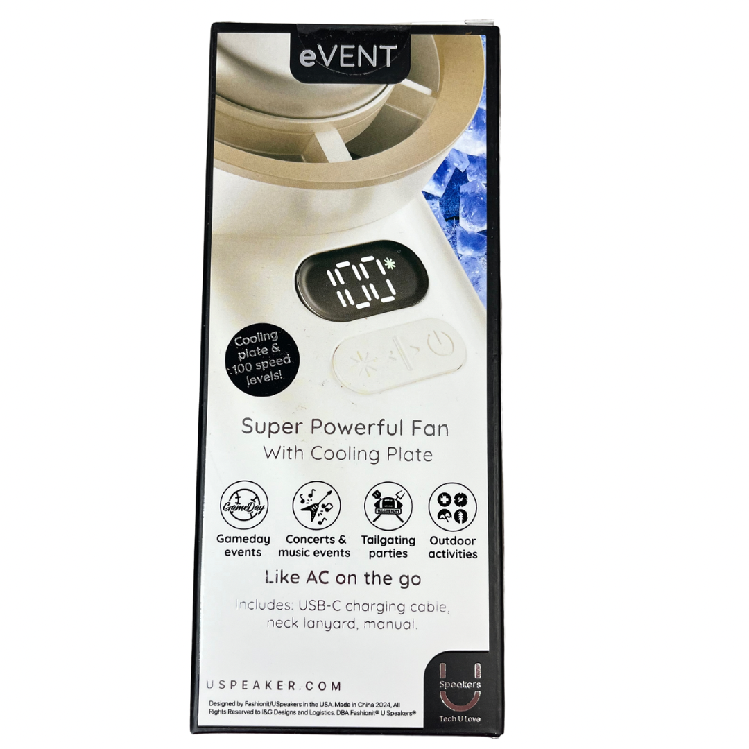 Super Powerful eVent Fan with Cooling Plate