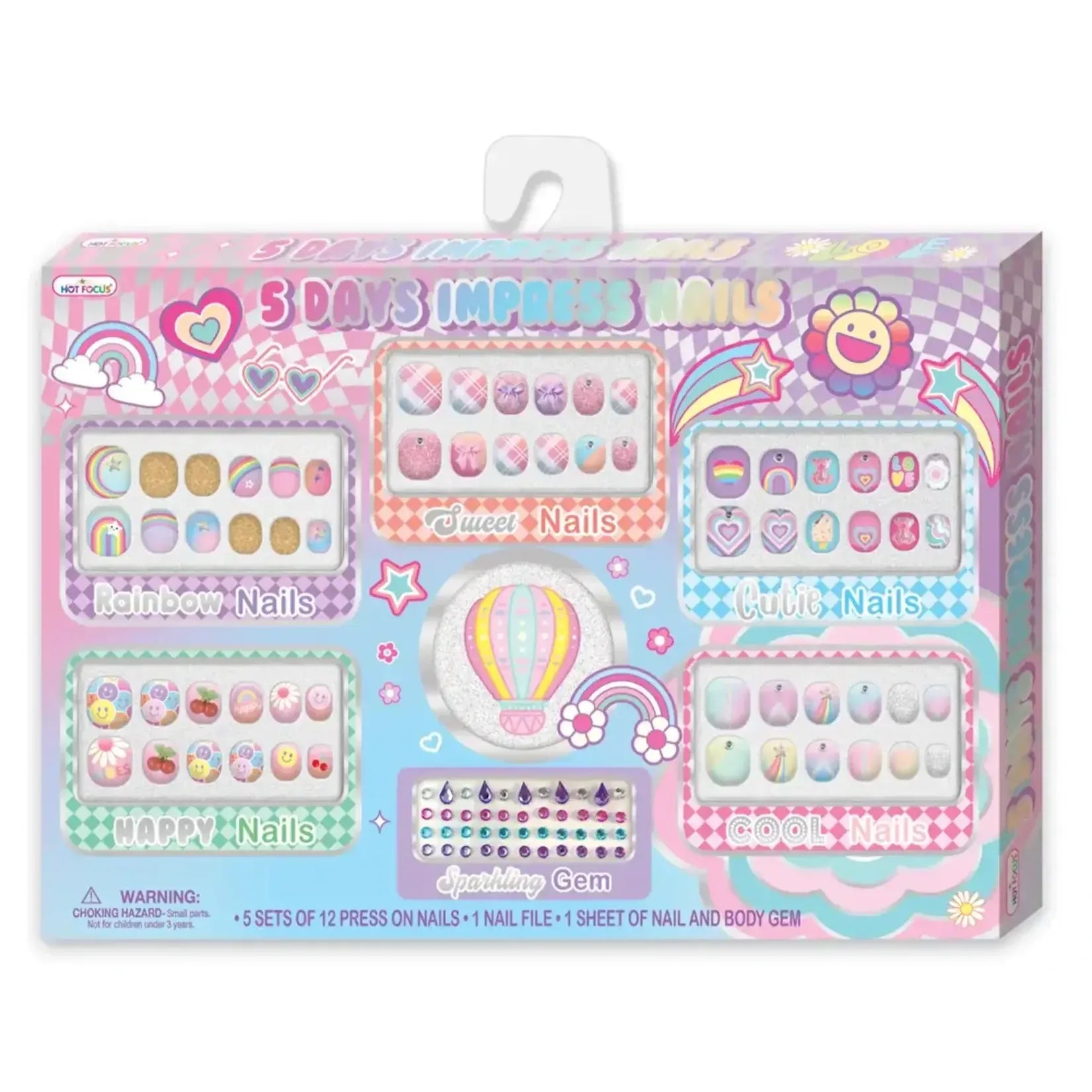 5 DAYS IMPRESS NAILS - RAINBOW