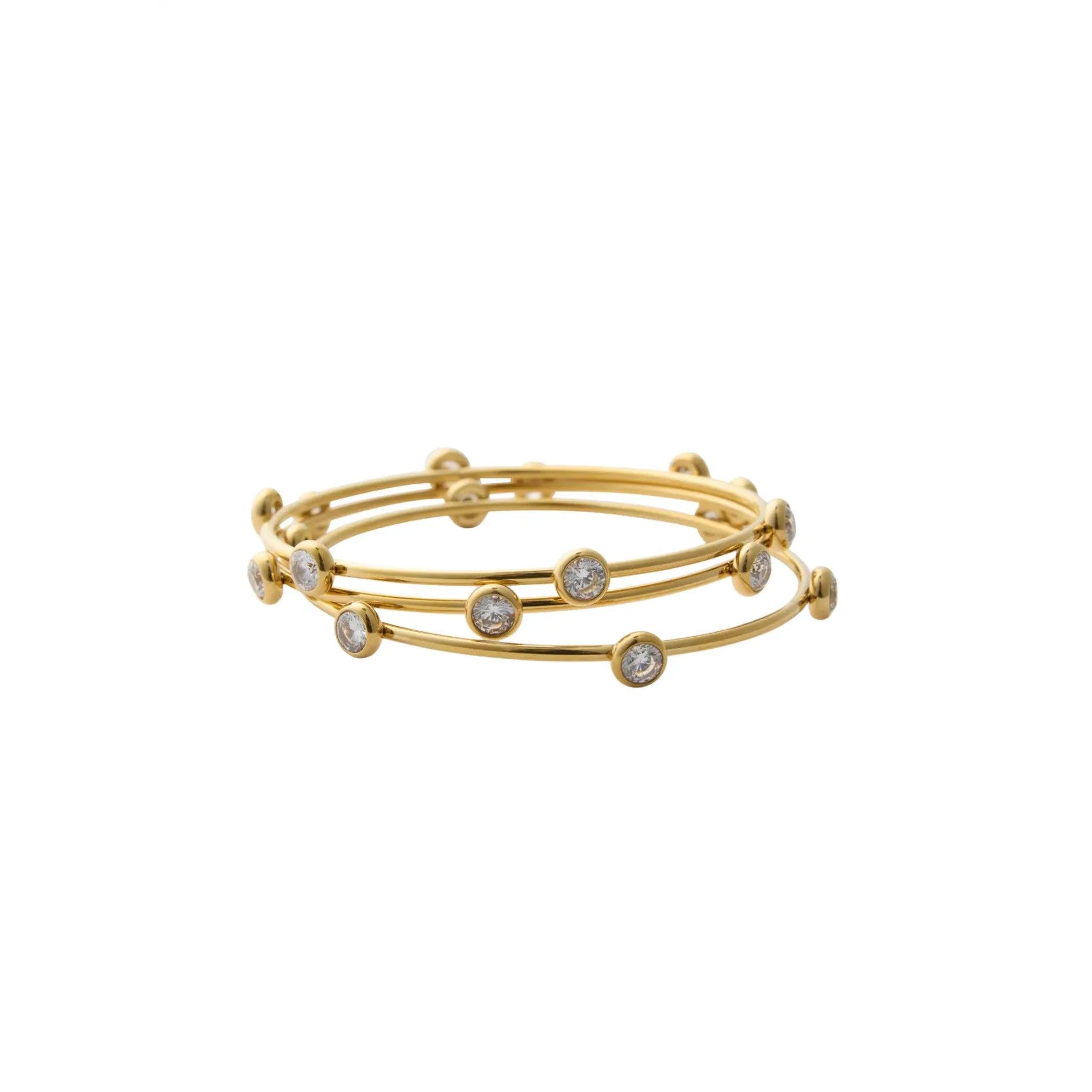 Shay Bracelet Trio Set Pave