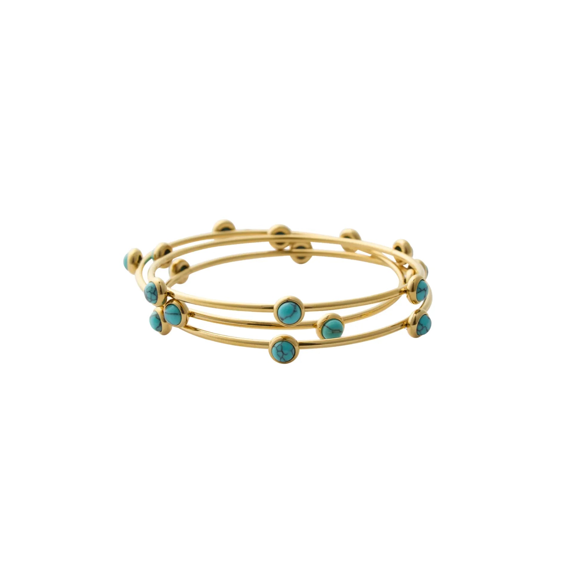 Lula Bracelet Trio Set Turquoise