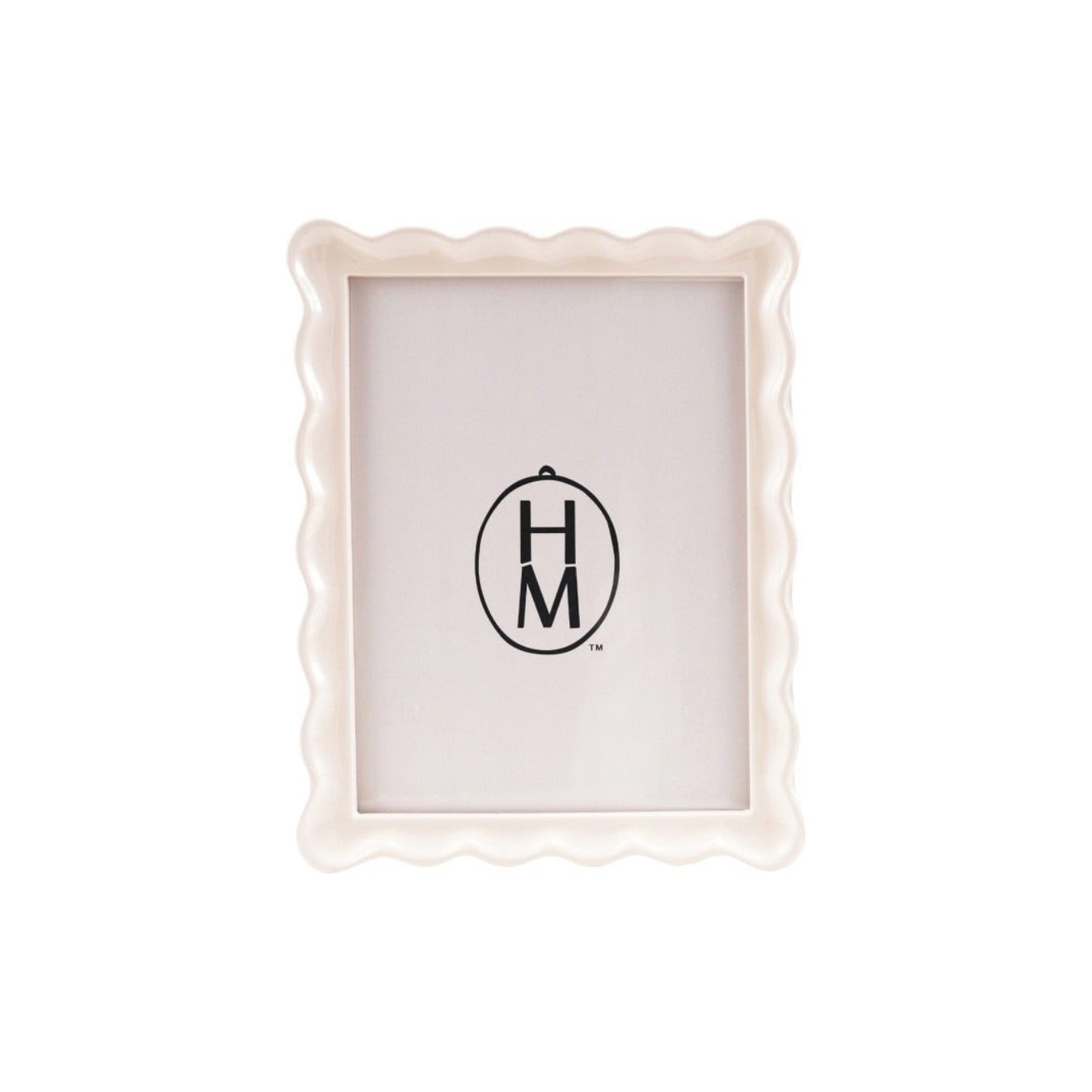 Resin Scalloped Photo Frame