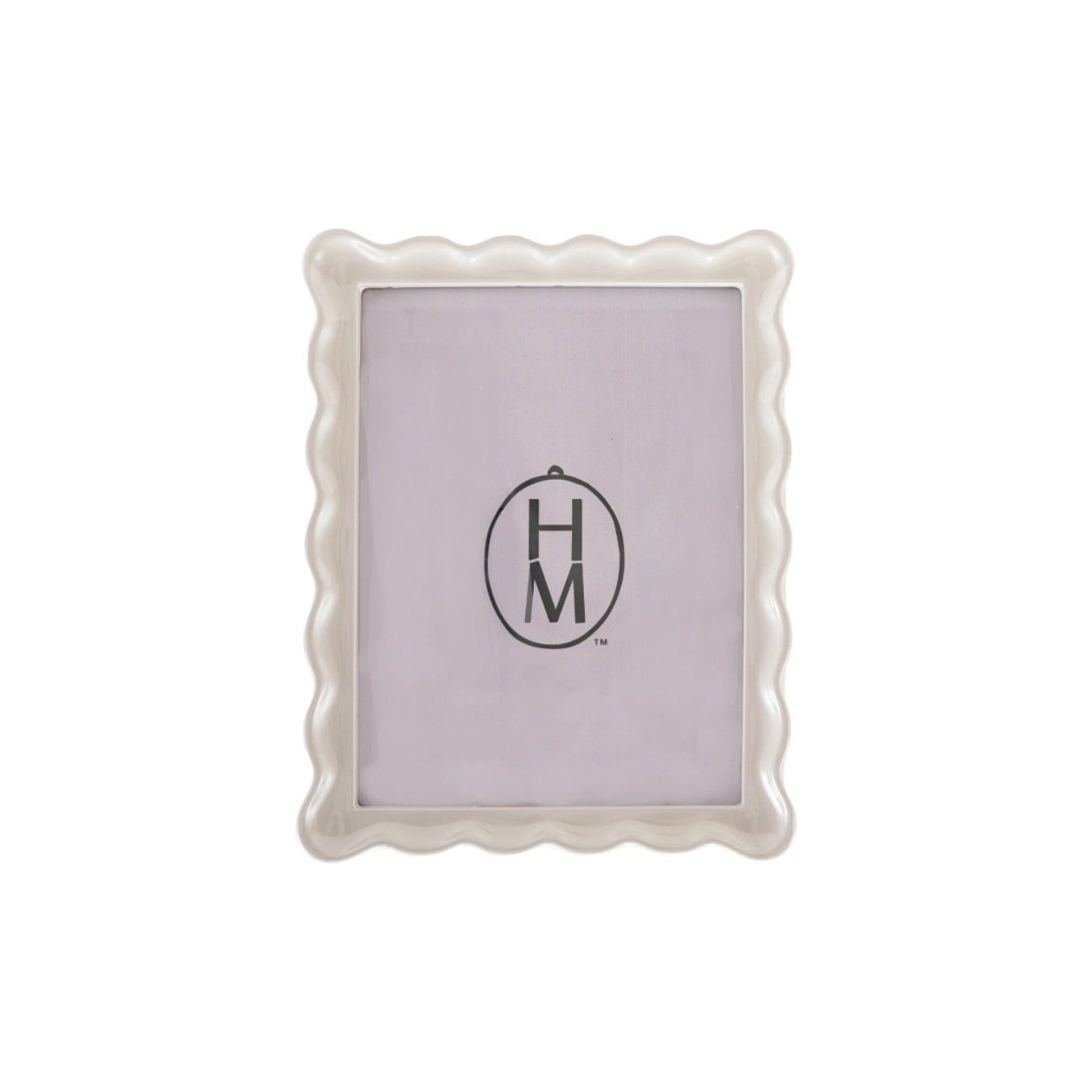 Resin Scalloped Photo Frame