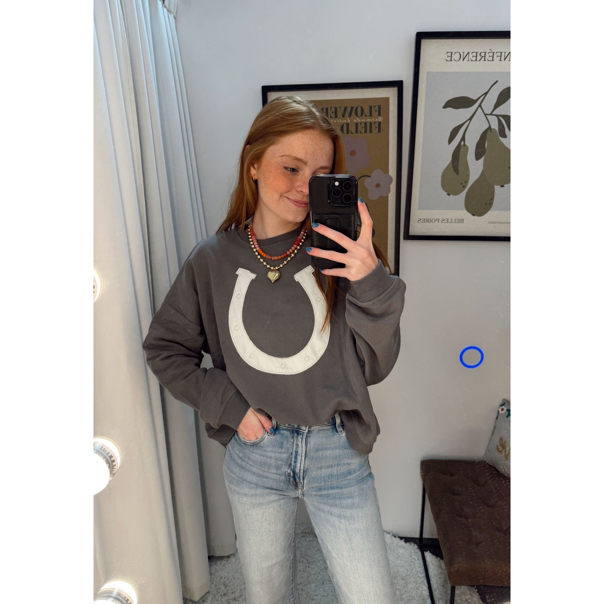 Lucky Horseshoe Sweater
