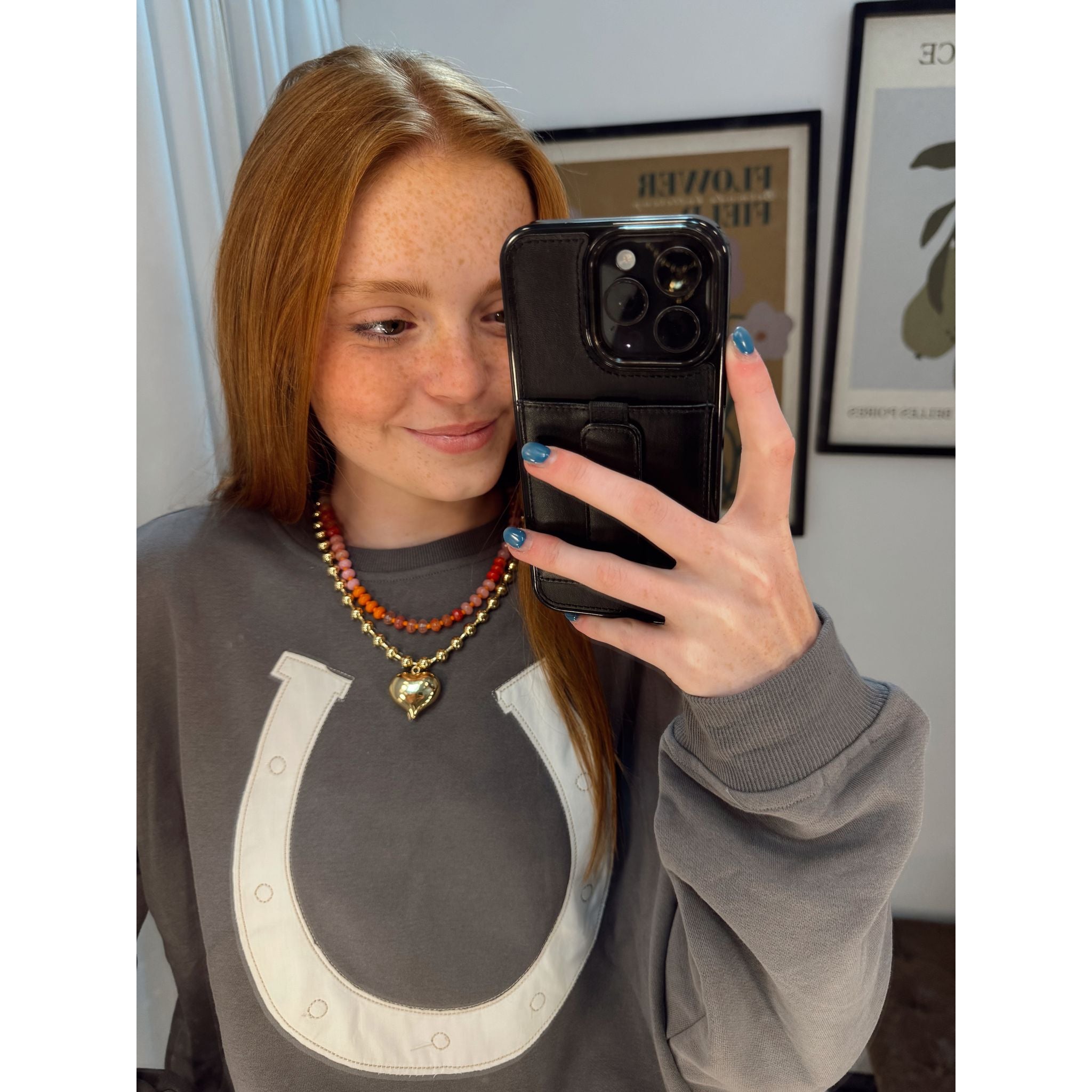 Lucky Horseshoe Sweater