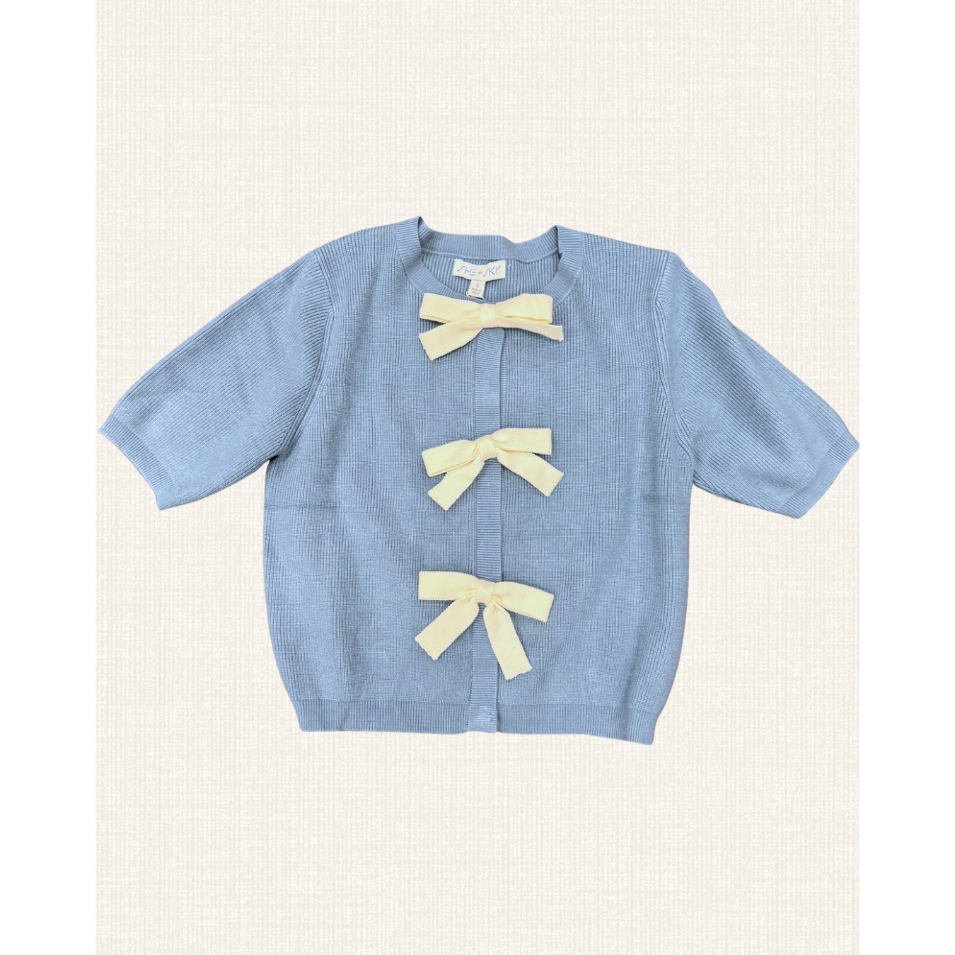 Carrie Short Sleeve Sweater