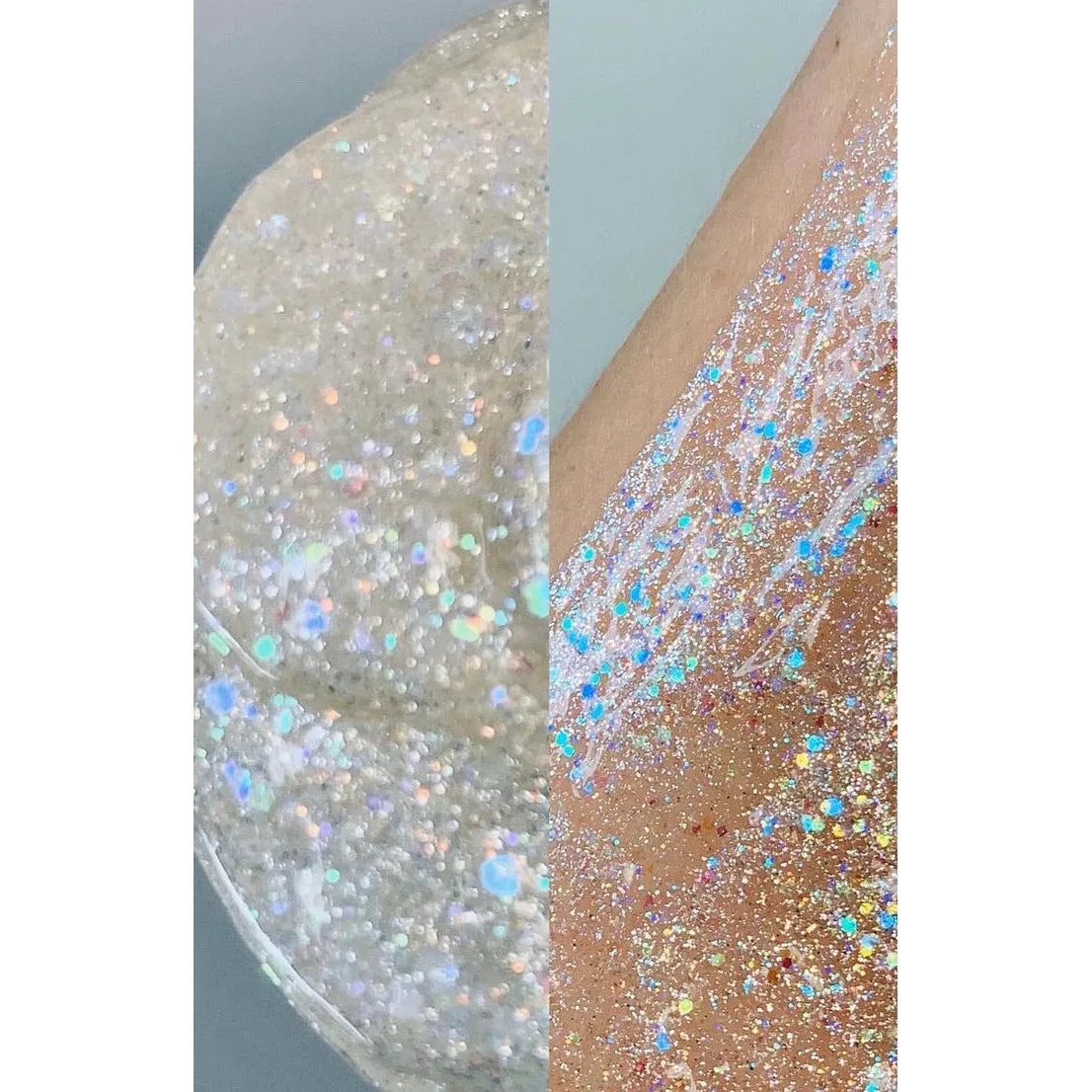 Birthday Everyday Party Cake Scented Holo-iridescent Glitter Body Gel 6 oz.