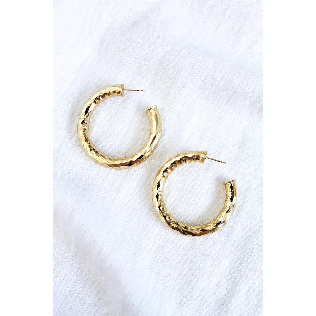 Jasmine Hoop Earrings