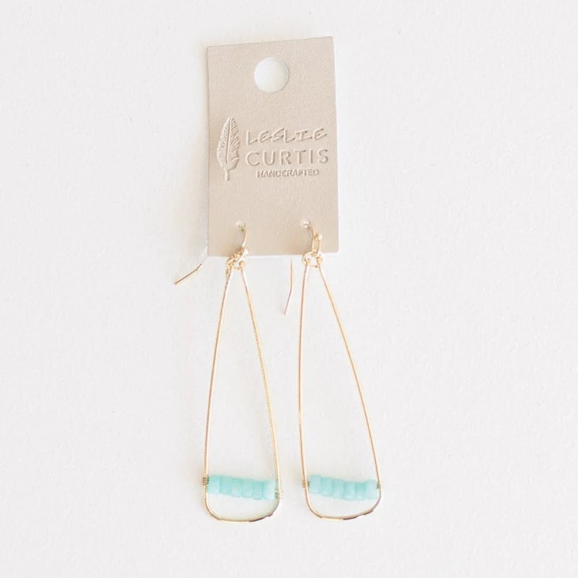 Katie Glass Bead Earrings