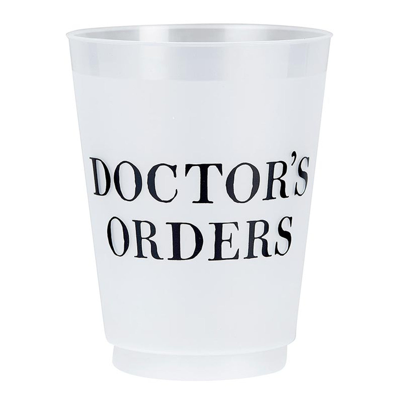 Doctors Orders Frosted Cups