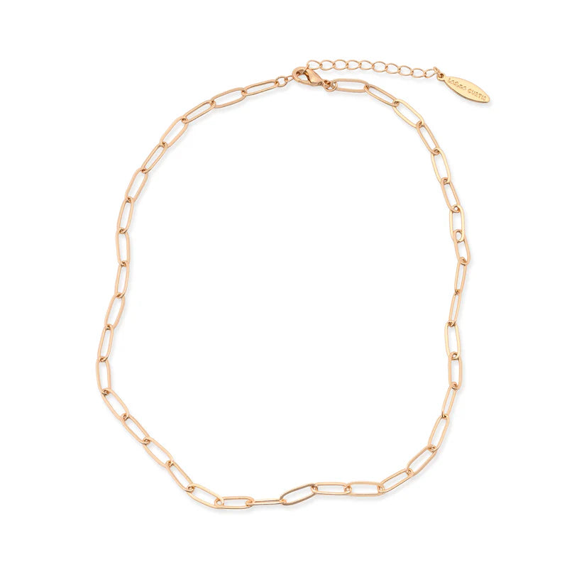 LeAnn Paperclip Chain Necklace